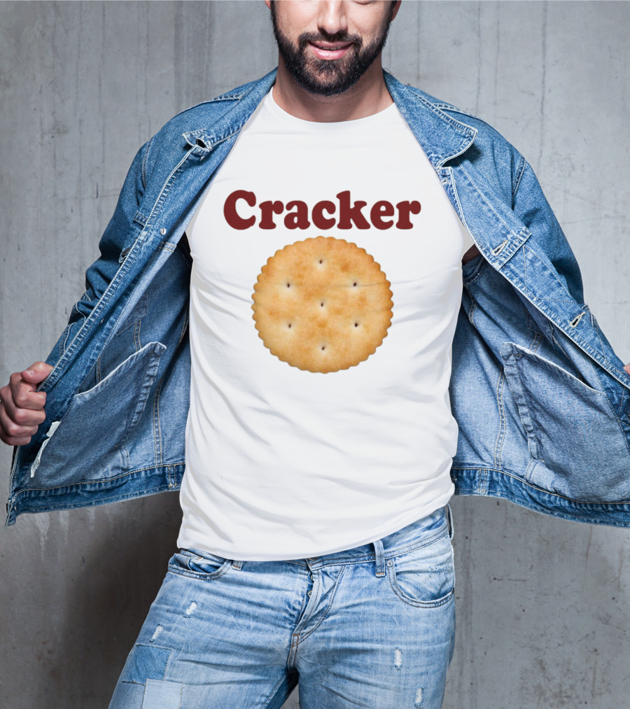 Cracker Biscuit Snack Round Baked Treat T-Shirt