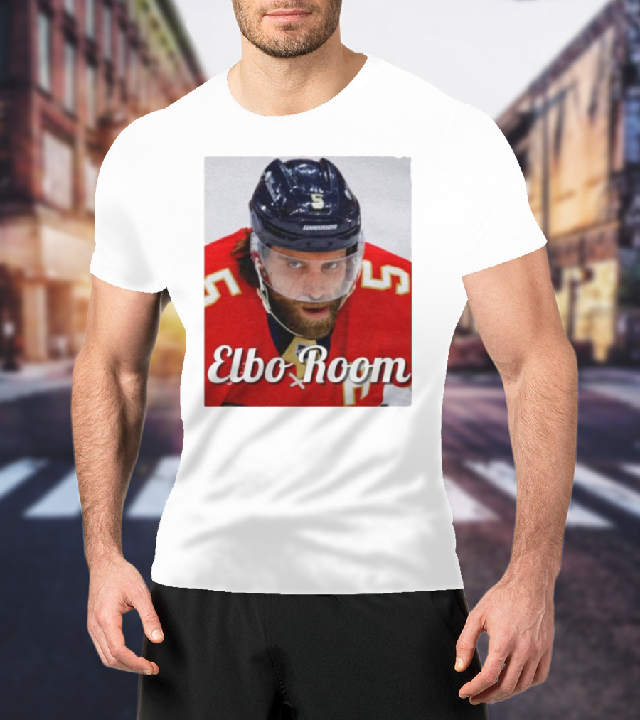 Elbo Room Hockey Player Warrior Number 5 T-Shirt