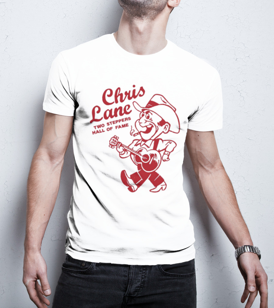 Chris Lane Two Steppers Hall Of Fame Cowboy Player T-Shirt