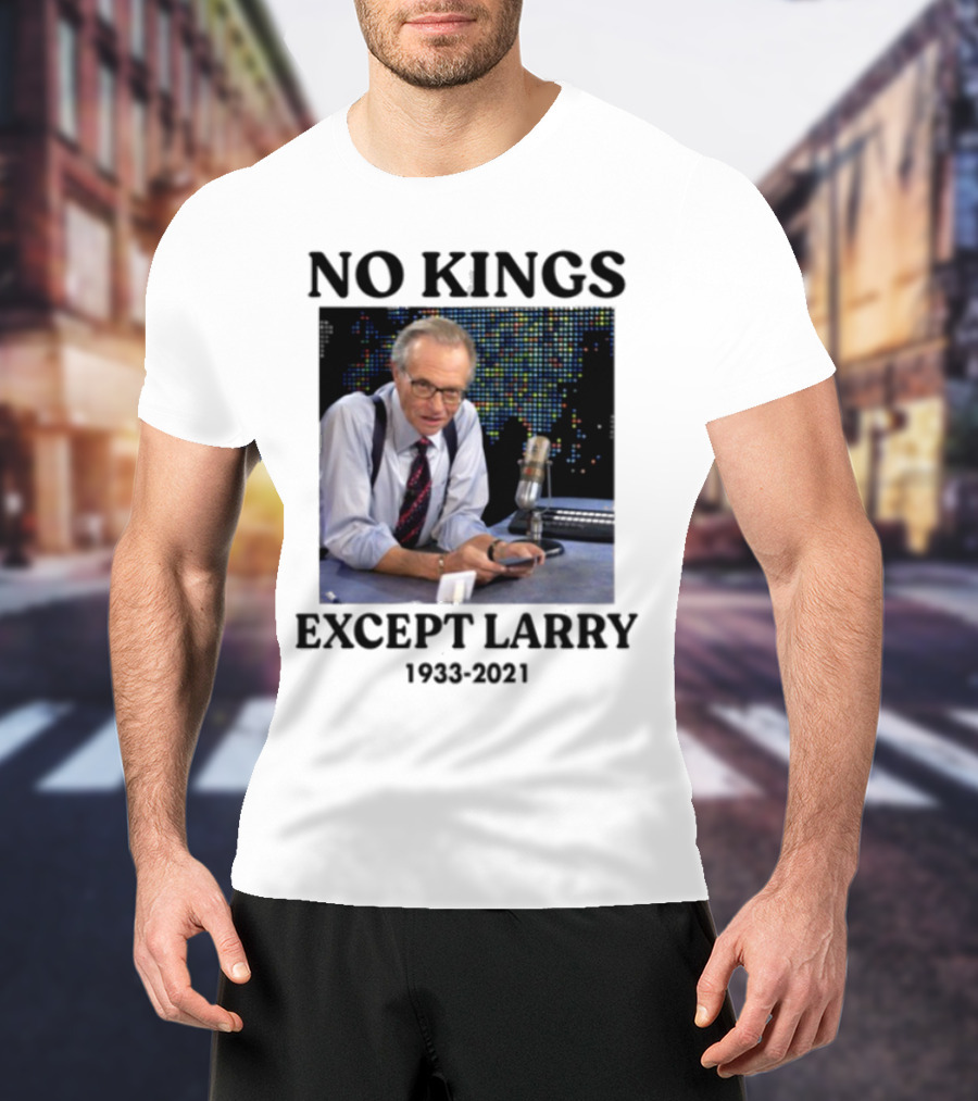 Justinboldaji Fuck Ice No Kings Except Larry 1933 2021 T-Shirt
