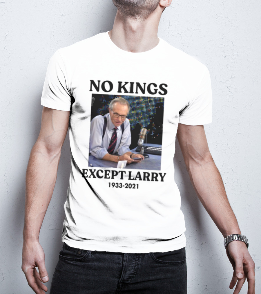 Justinboldaji Fuck Ice No Kings Except Larry 1933 2021 T-Shirt