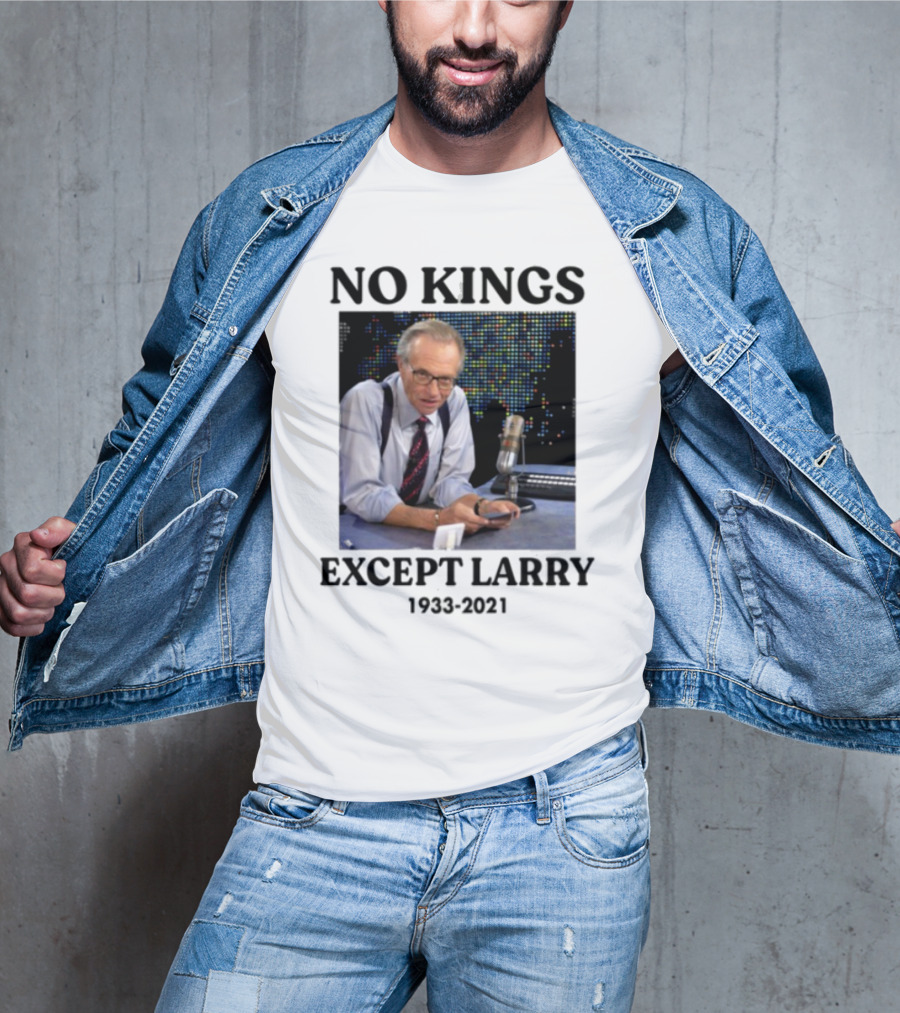 Justinboldaji Fuck Ice No Kings Except Larry 1933 2021 T-Shirt