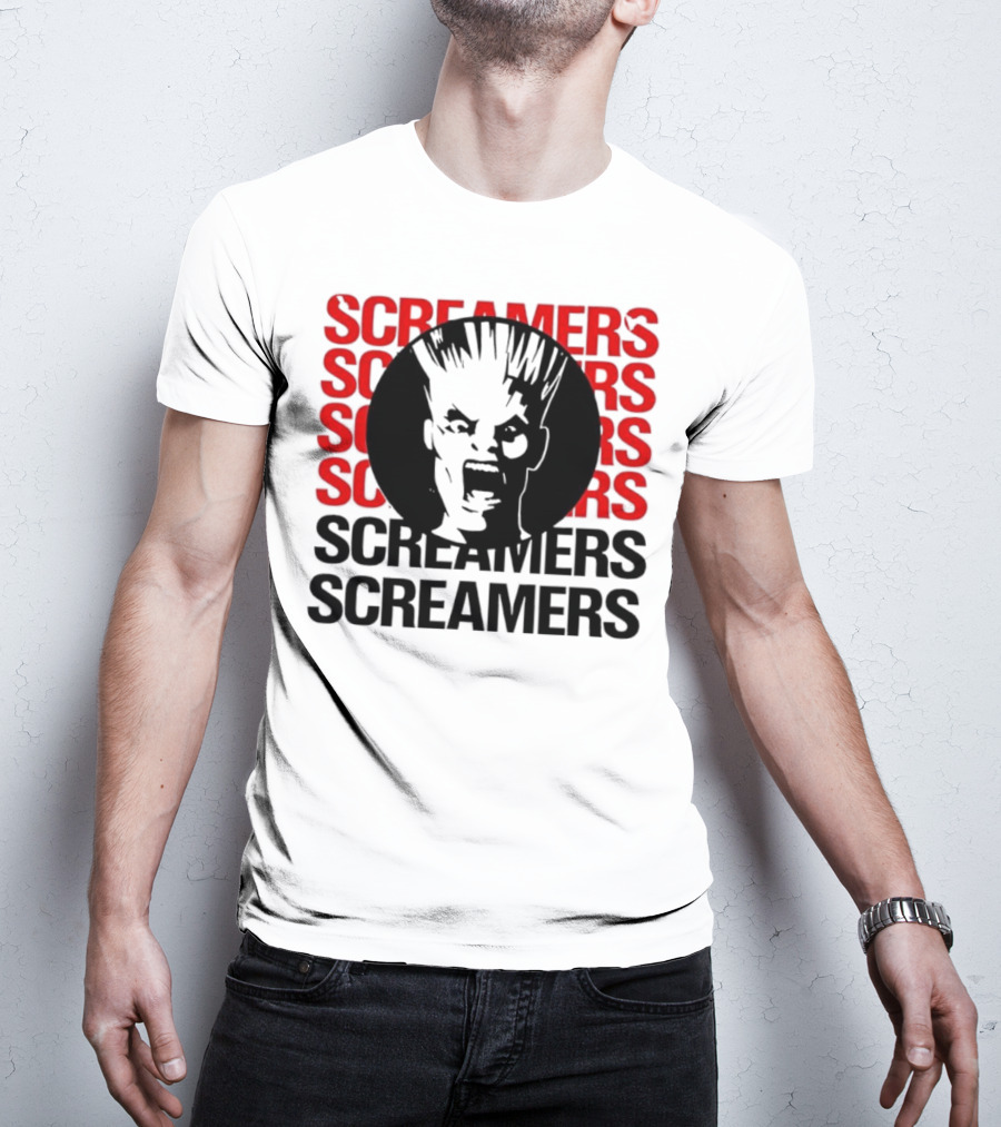 Screamers Demos Album Punk Iconic Silhouette T-Shirt