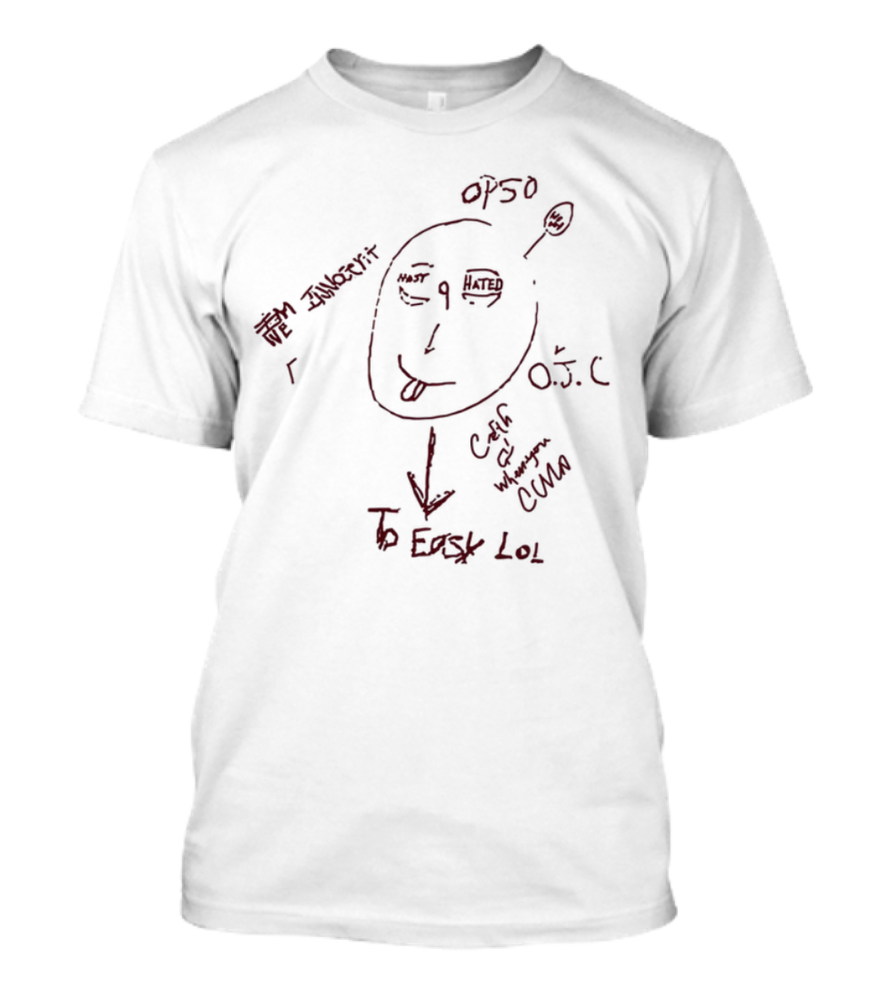 We Innocent Opso Ojc C U See China To Easy Lol T-Shirt