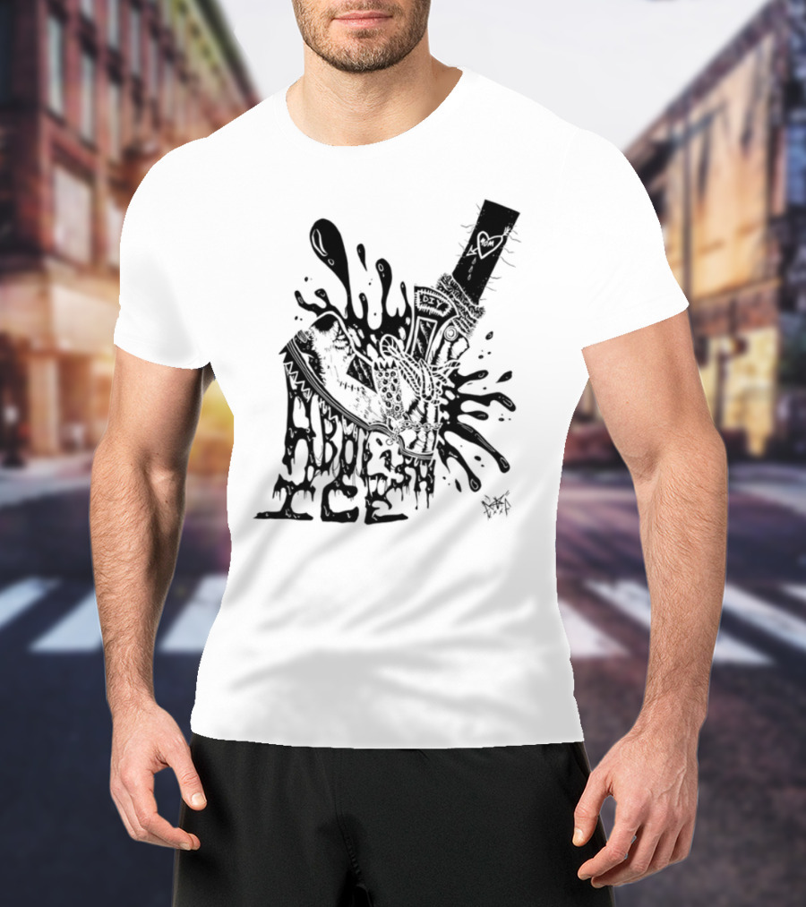 Punkwithacamera Abolish Ice Wildly Vibrant Music And Art Fusion T-Shirt