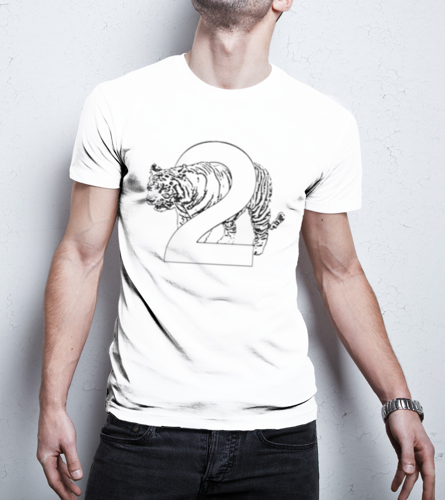 222 Pixel Tiger Graphic Wild Style T-Shirt