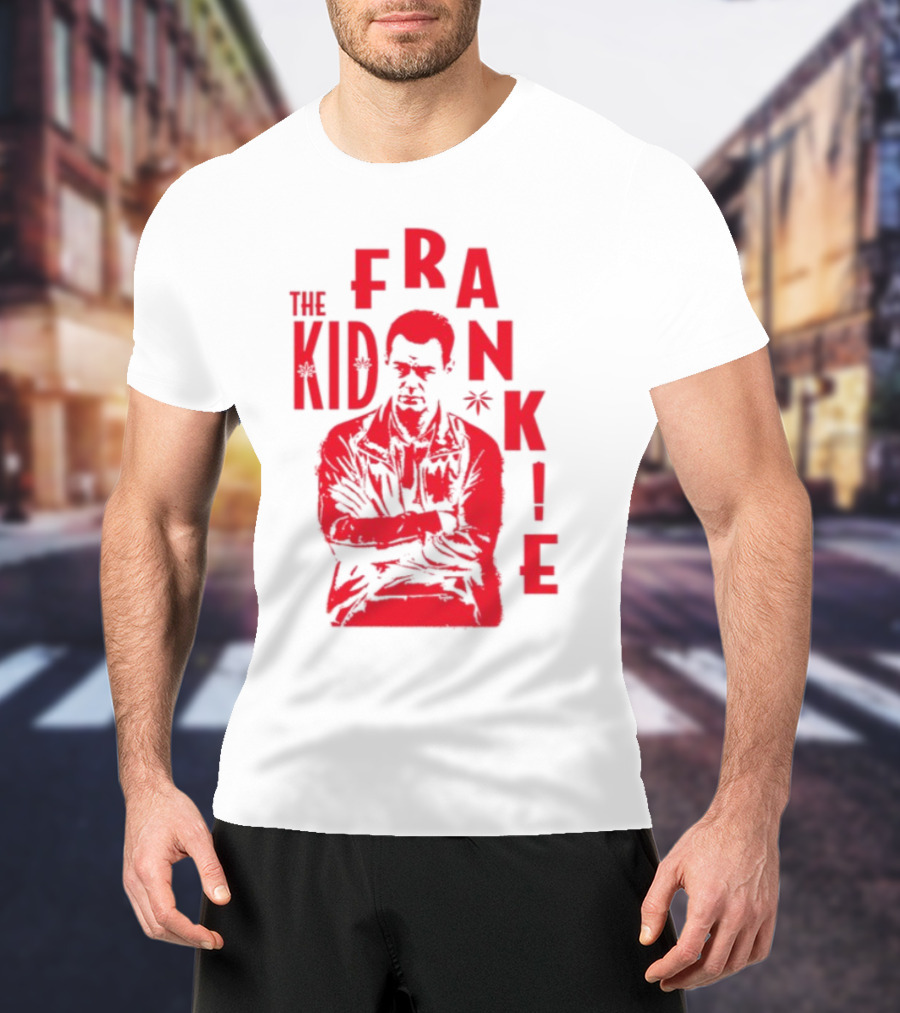 The Kid Frankie Kush Red Bold Text Outline T-Shirt