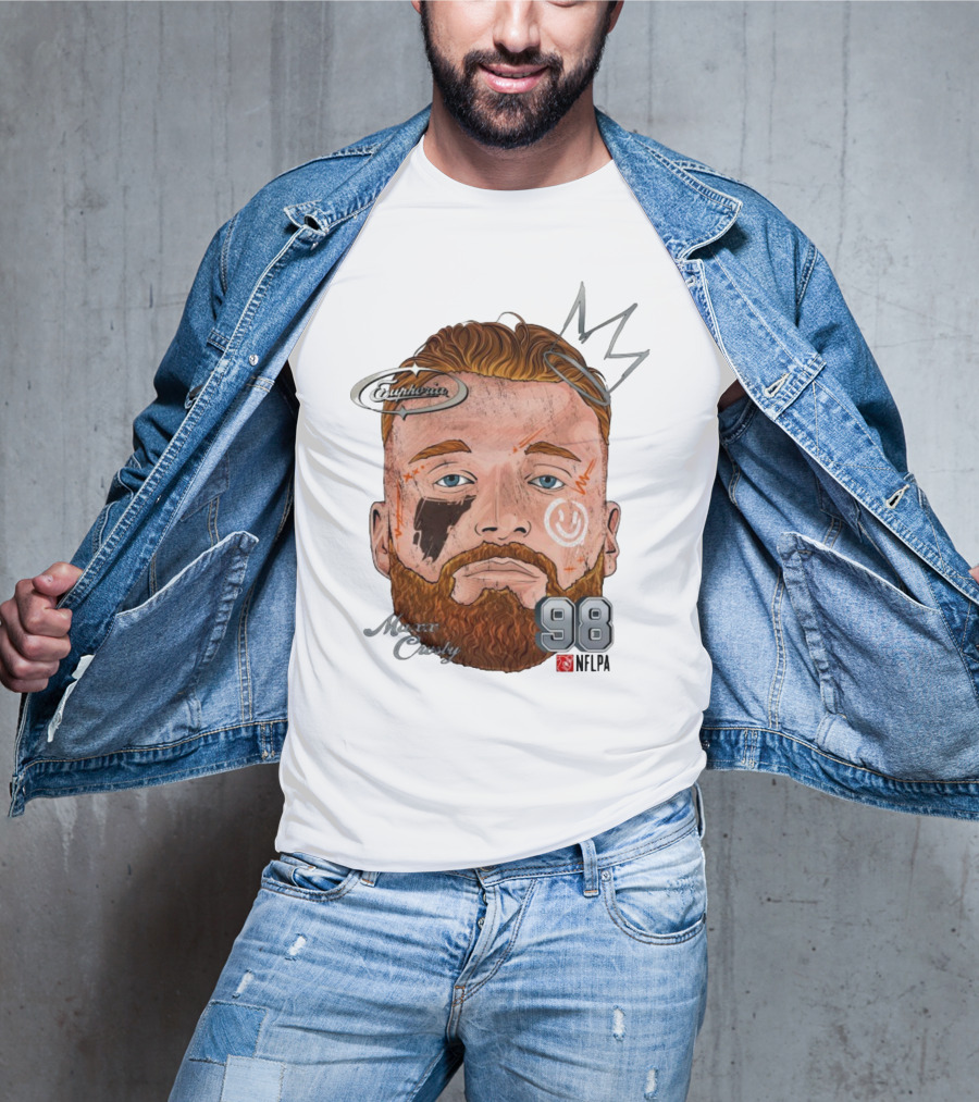 Euphoria Maxx Crosby 98 NFL Fat Head Illustration T-Shirt