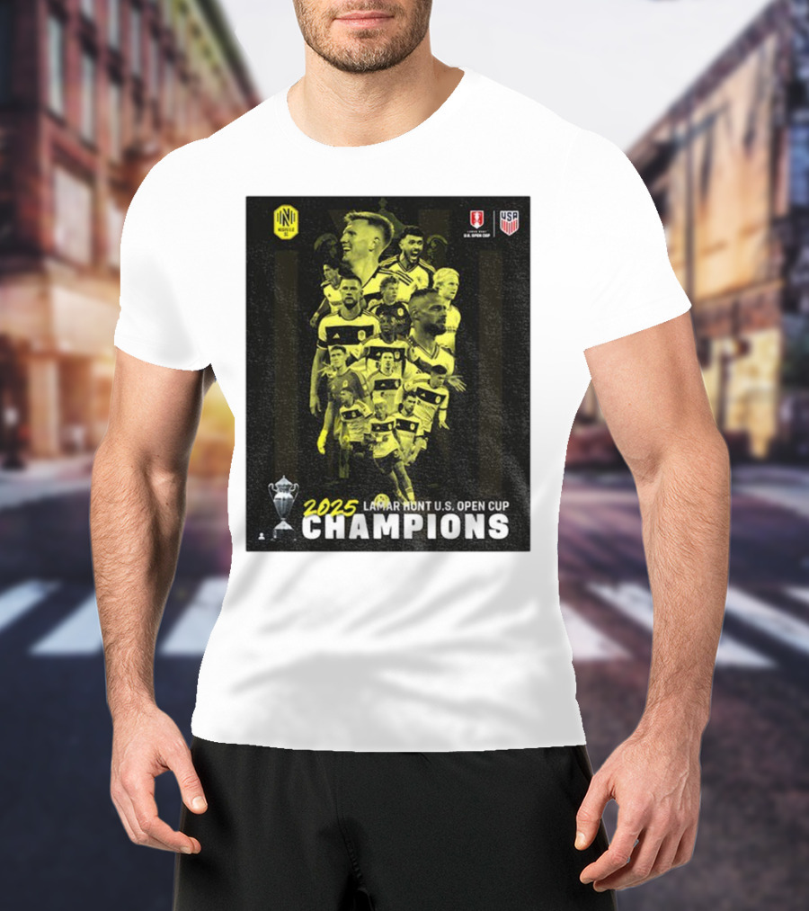 Nashville SC 2025 Lamar Hunt U.S. Open Cup Champions T-Shirt