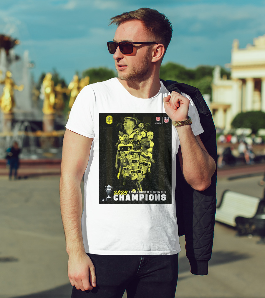 Nashville SC 2025 Lamar Hunt U.S. Open Cup Champions T-Shirt