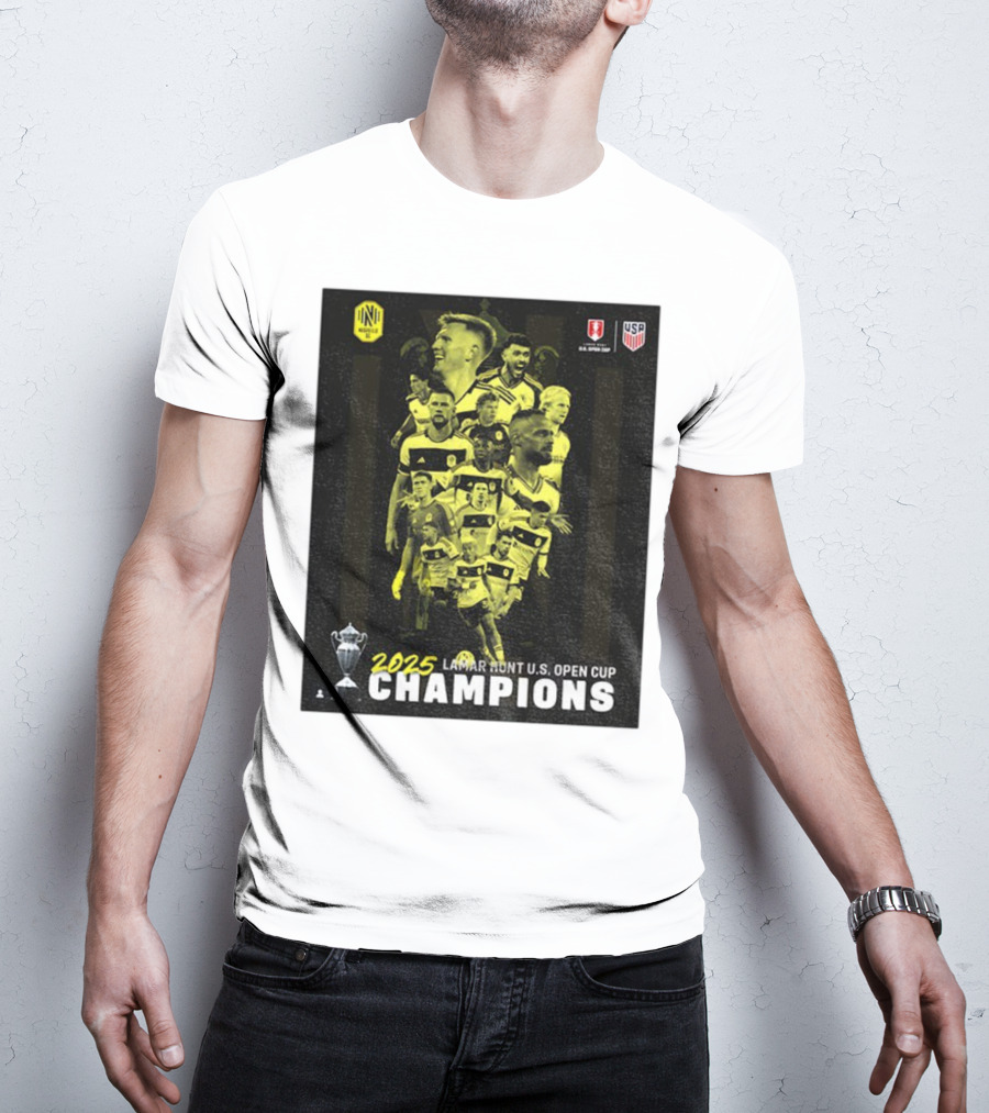 Nashville SC 2025 Lamar Hunt U.S. Open Cup Champions T-Shirt