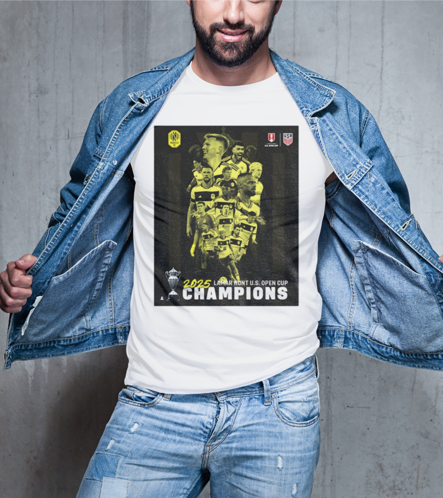 Nashville SC 2025 Lamar Hunt U.S. Open Cup Champions T-Shirt