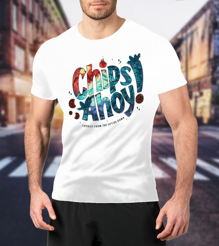 Chips Ahoy Cookies From The Upside Down Stranger Things Inspired T-Shirt