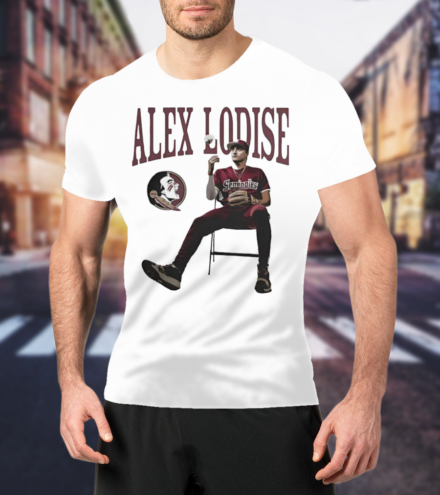 Florida State Seminoles Alex Lodise FSU Baseball Seminoles Icon T-Shirt