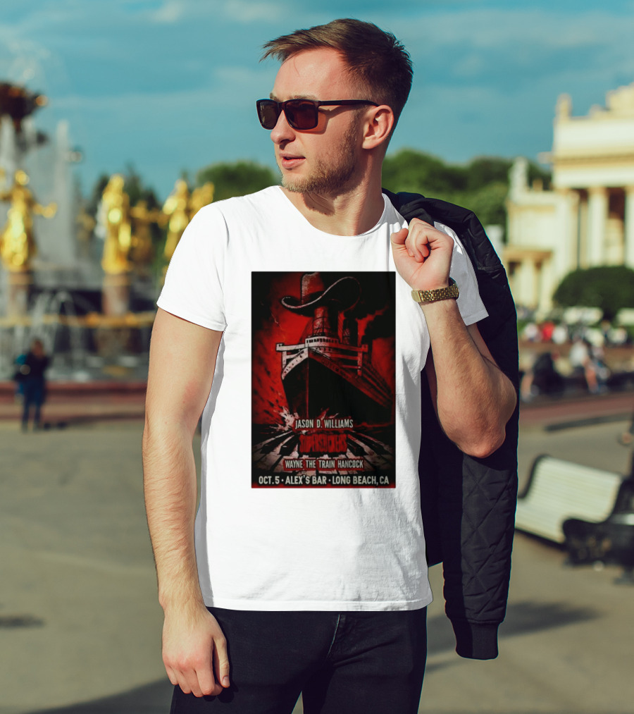 Jason D Williams Supersuckers Wayne Hancock Oct 5 Alex’s Bar Long Beach CA T-Shirt