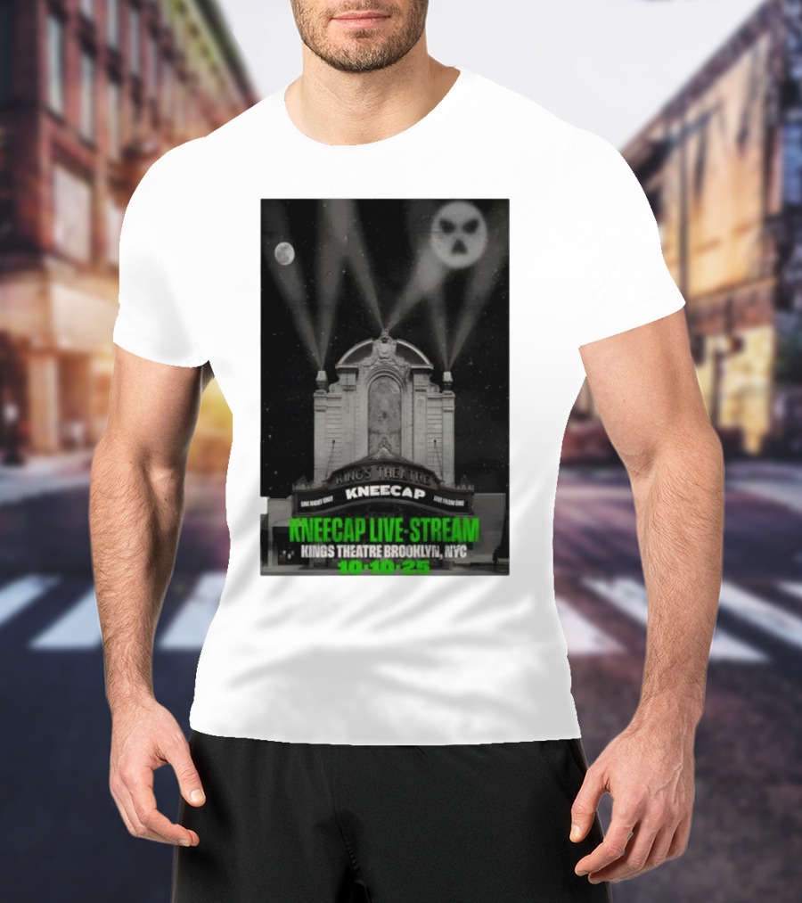 Kings Theatre Kneecap Live Stream Brooklyn NYC 10.10.25 T-Shirt
