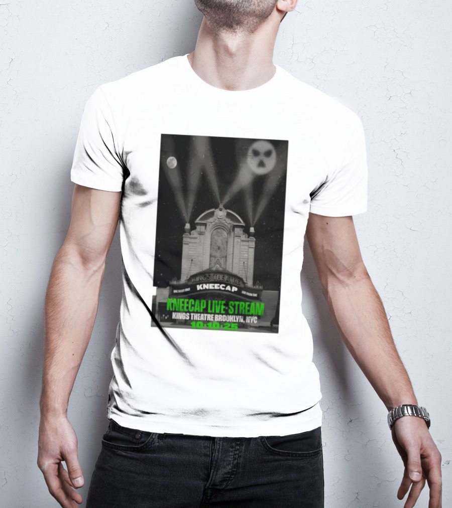 Kings Theatre Kneecap Live Stream Brooklyn NYC 10.10.25 T-Shirt