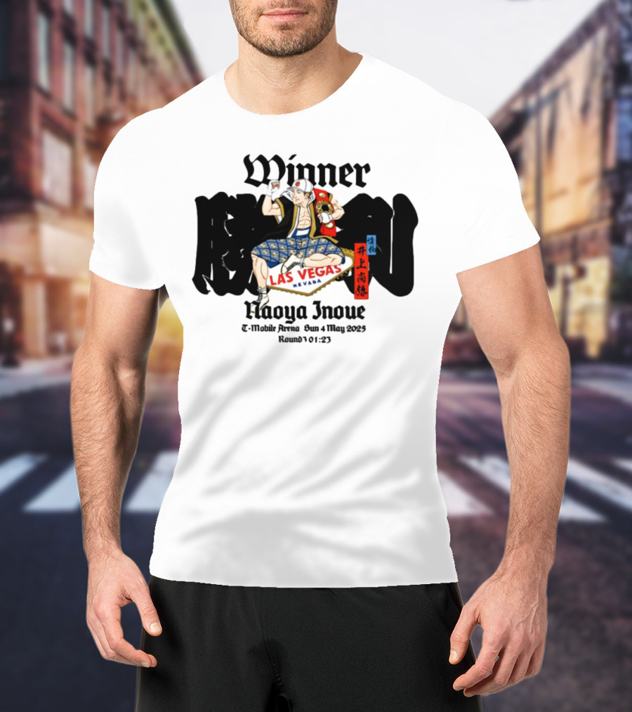 Monster Naoya Inoue Winner Las Vegas Nevada August 25 Round 10 323 T-Shirt