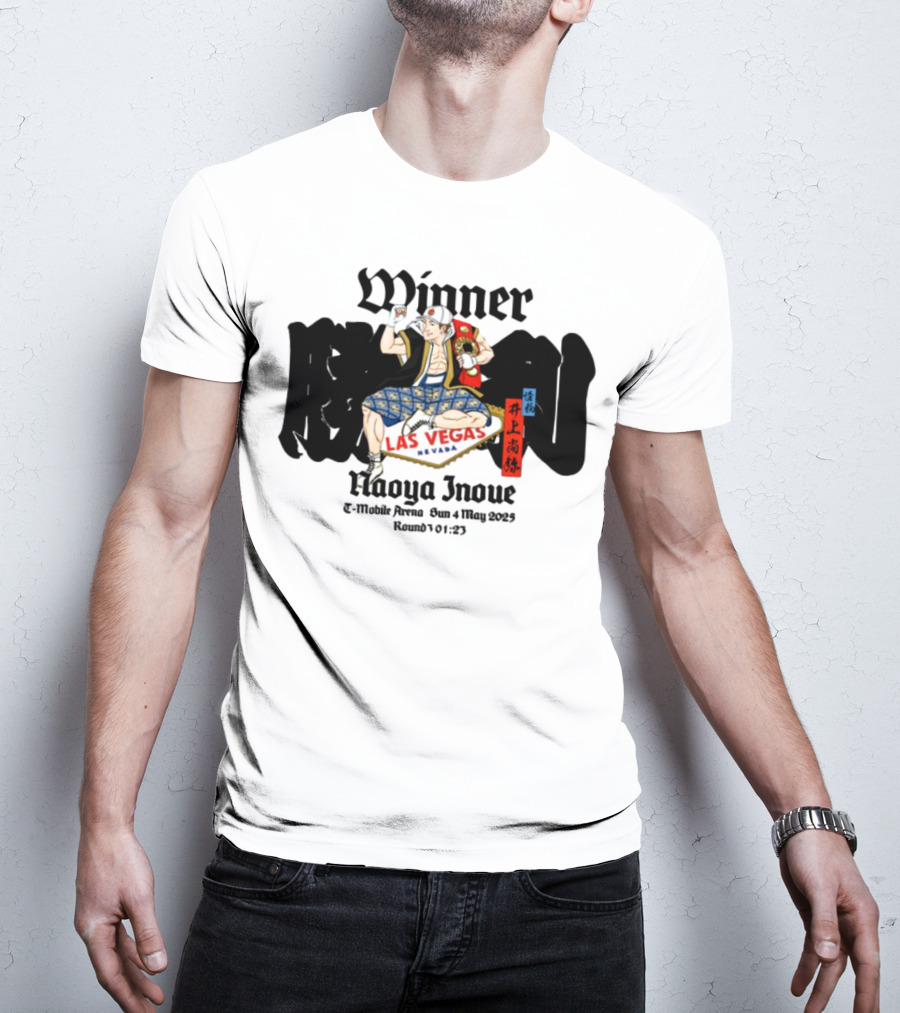 Monster Naoya Inoue Winner Las Vegas Nevada August 25 Round 10 323 T-Shirt