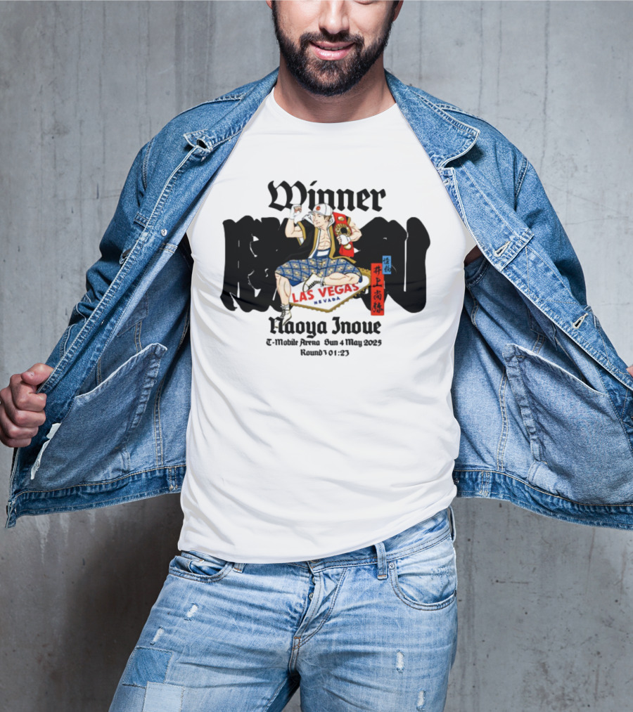 Monster Naoya Inoue Winner Las Vegas Nevada August 25 Round 10 323 T-Shirt