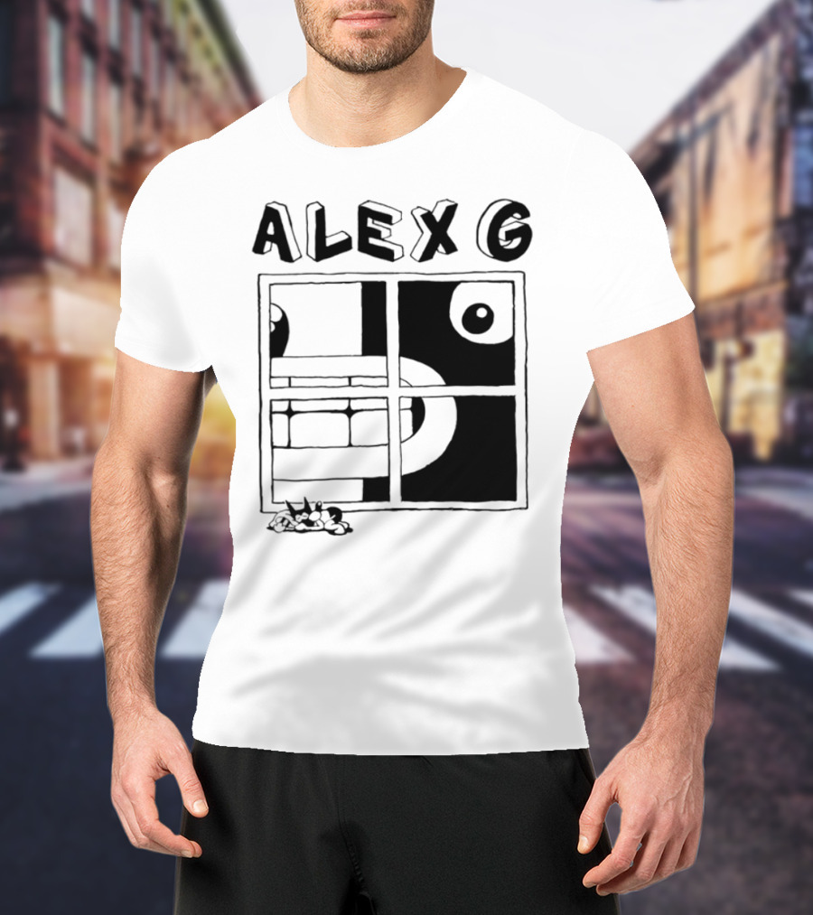 Alex G Concert Tour Music Window Design T-Shirt