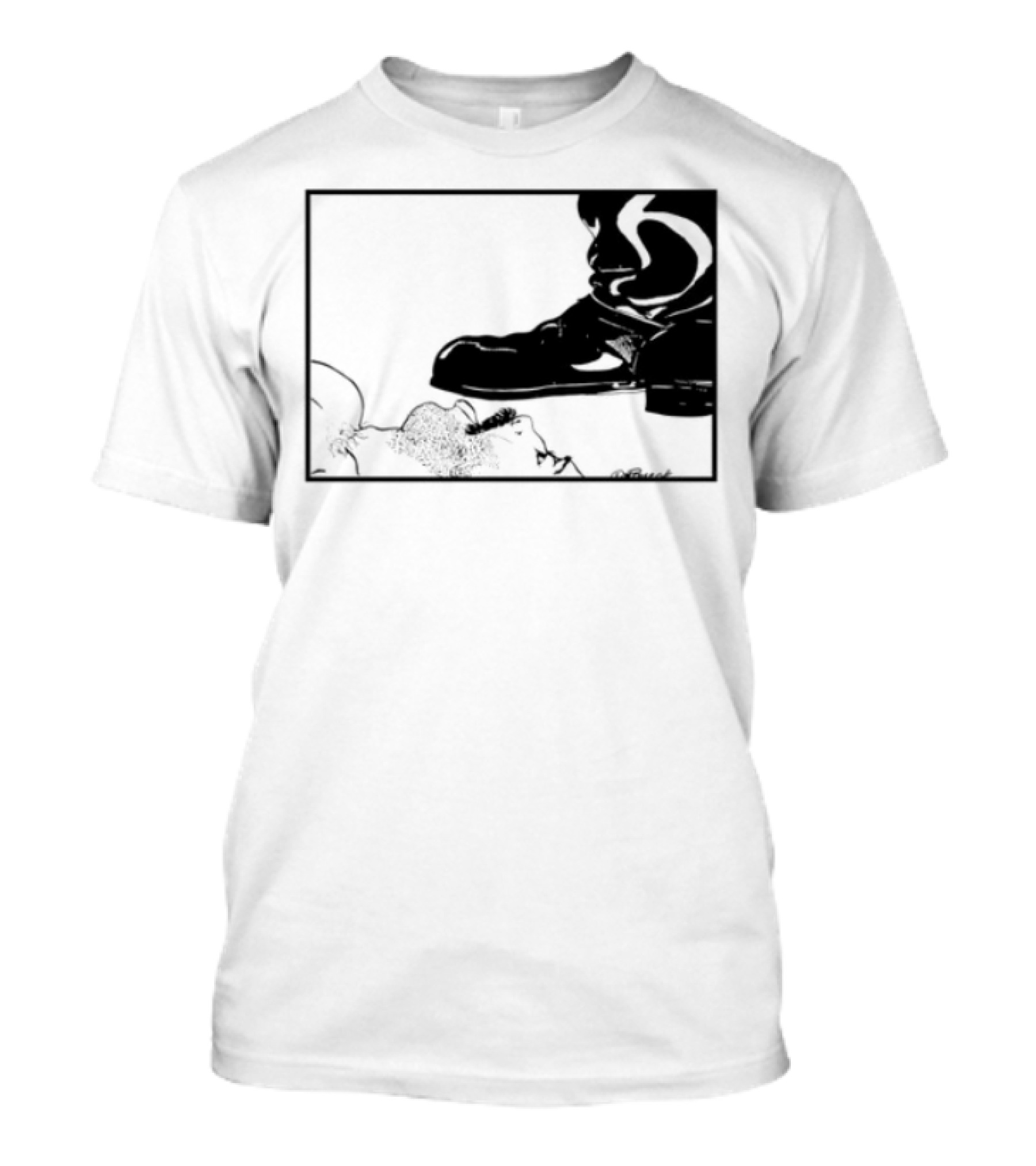 Gay Leather Boot LGBTQ Boseck Bondage Pride T-Shirt