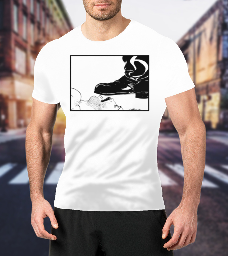Gay Leather Boot LGBTQ Boseck Bondage Pride T-Shirt