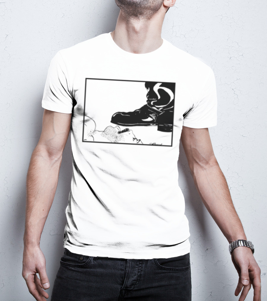 Gay Leather Boot LGBTQ Boseck Bondage Pride T-Shirt