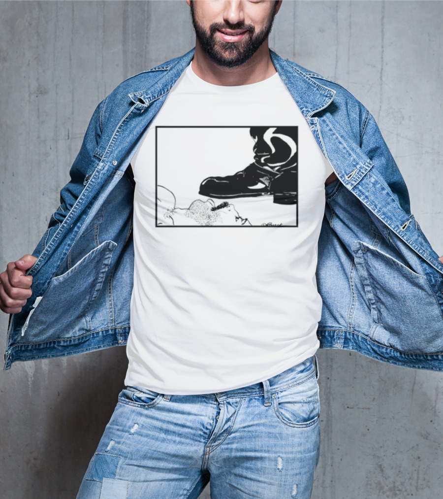 Gay Leather Boot LGBTQ Boseck Bondage Pride T-Shirt