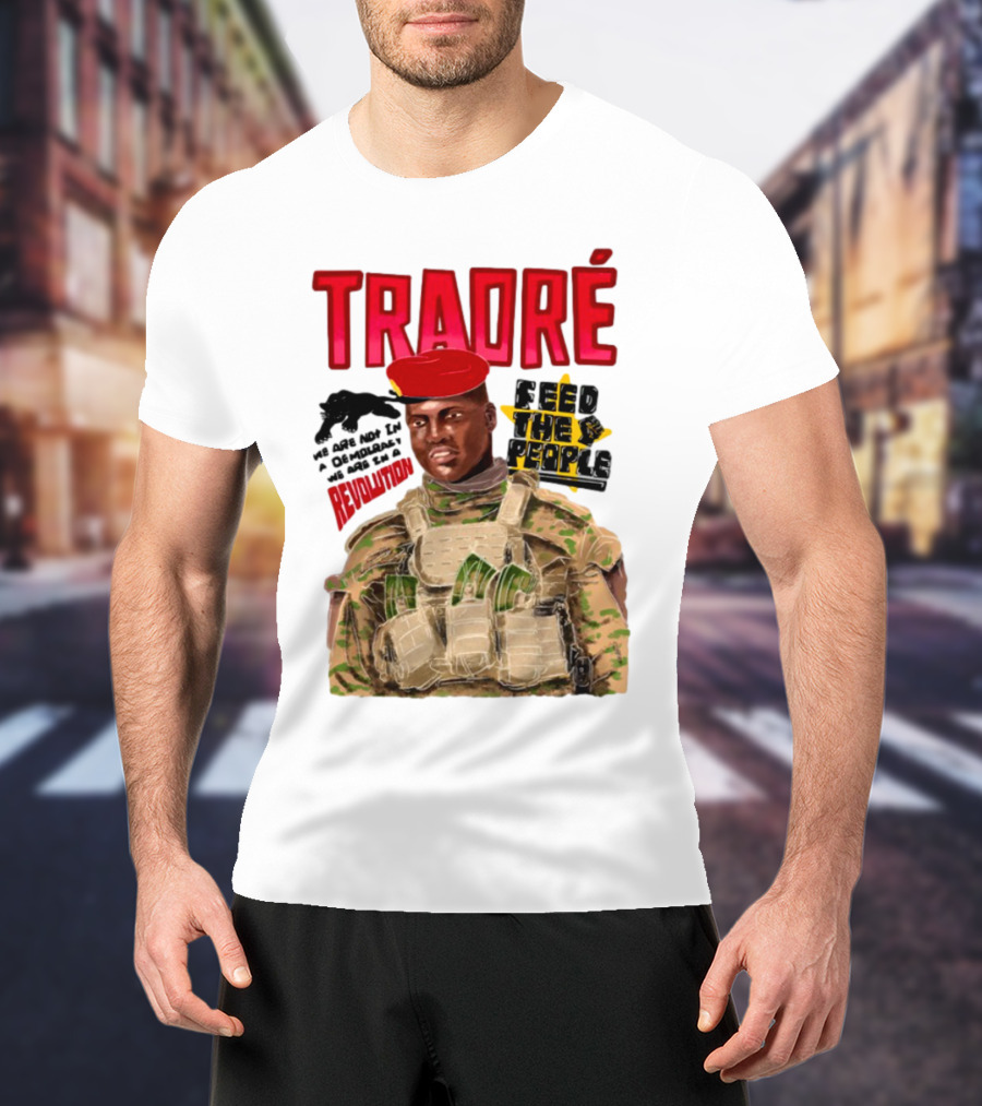 Traoré Revolution Ibrahim Feed The People T-Shirt