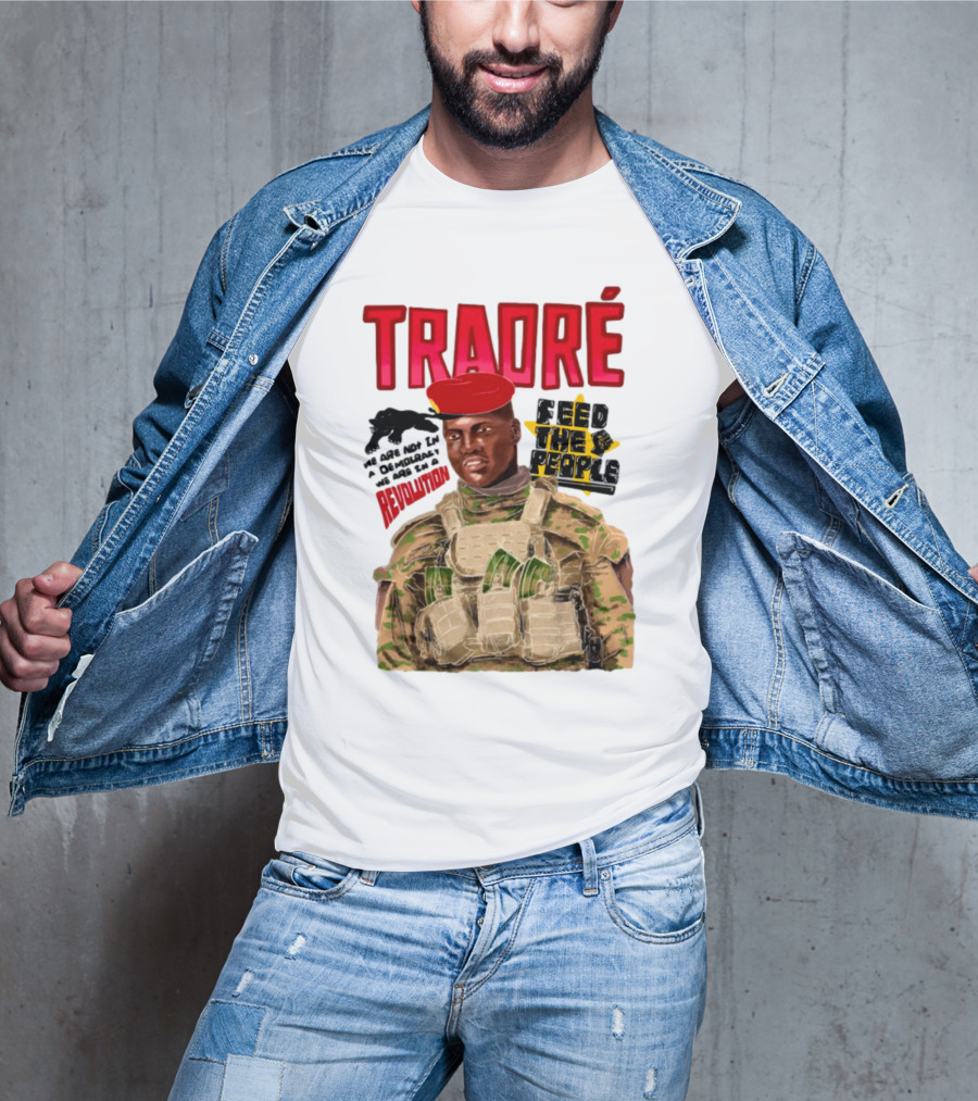 Traoré Revolution Ibrahim Feed The People T-Shirt