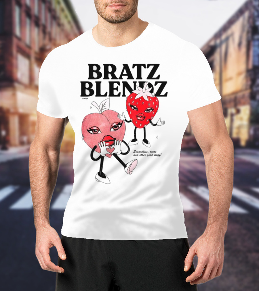 Sad Patron Stylin Bratz Blendz Fruit Characters T-Shirt