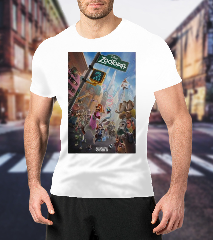 Disney Zootopia 2 Movie November 26 Only In Theaters T-Shirt