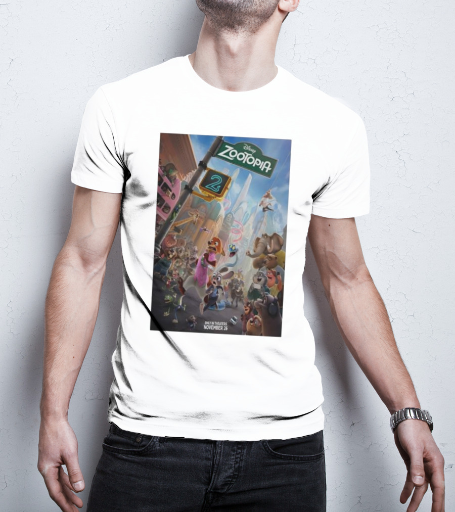Disney Zootopia 2 Movie November 26 Only In Theaters T-Shirt