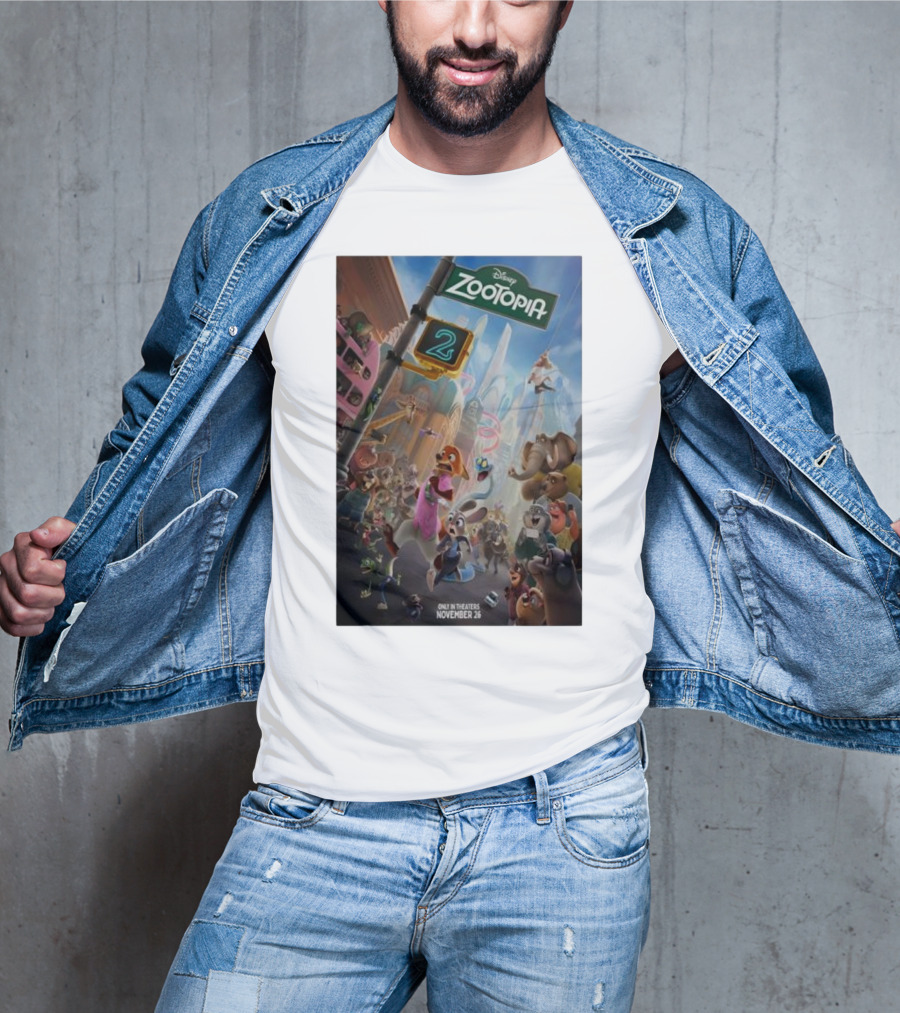 Disney Zootopia 2 Movie November 26 Only In Theaters T-Shirt