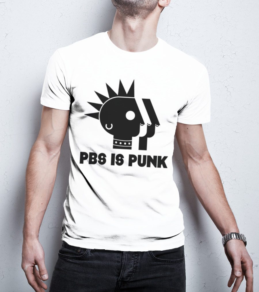 Two Crow Collective PBS Is Punk Vintage Cassette Vinyl Roots T-Shirt
