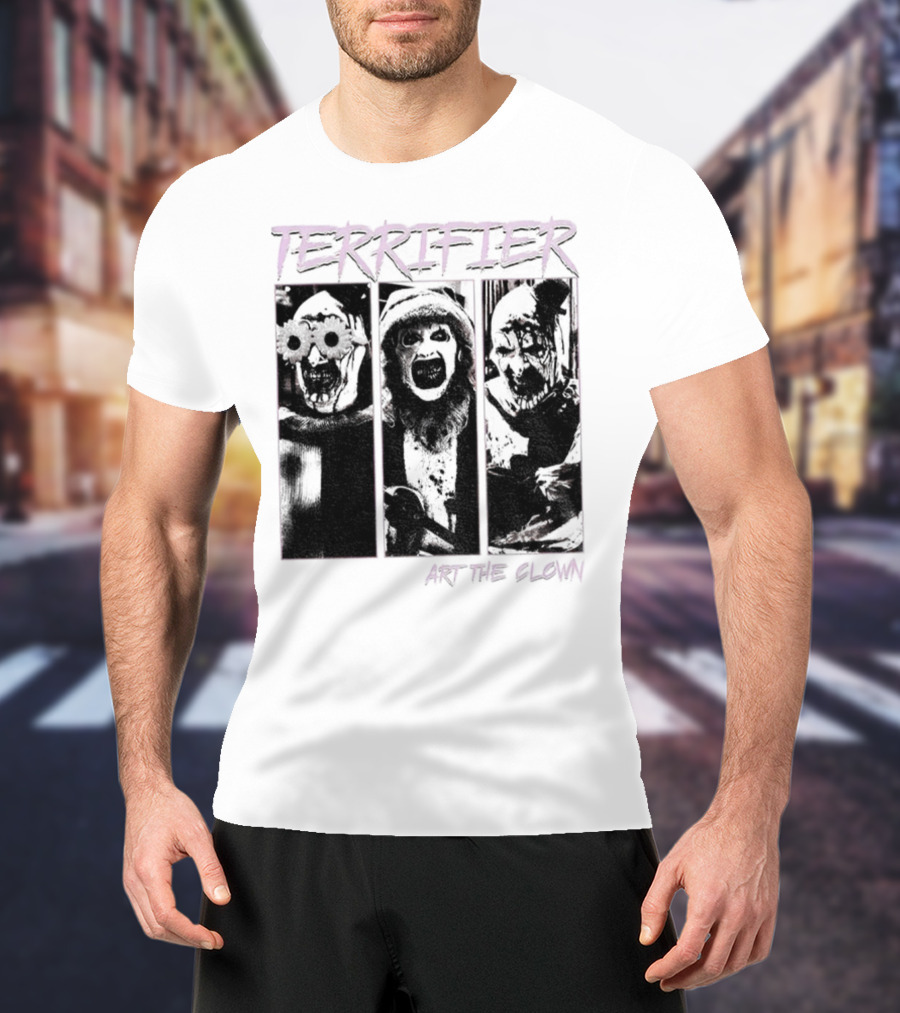 Terrifier Art The Clown Horror Halloween Spooky Clown T-Shirt