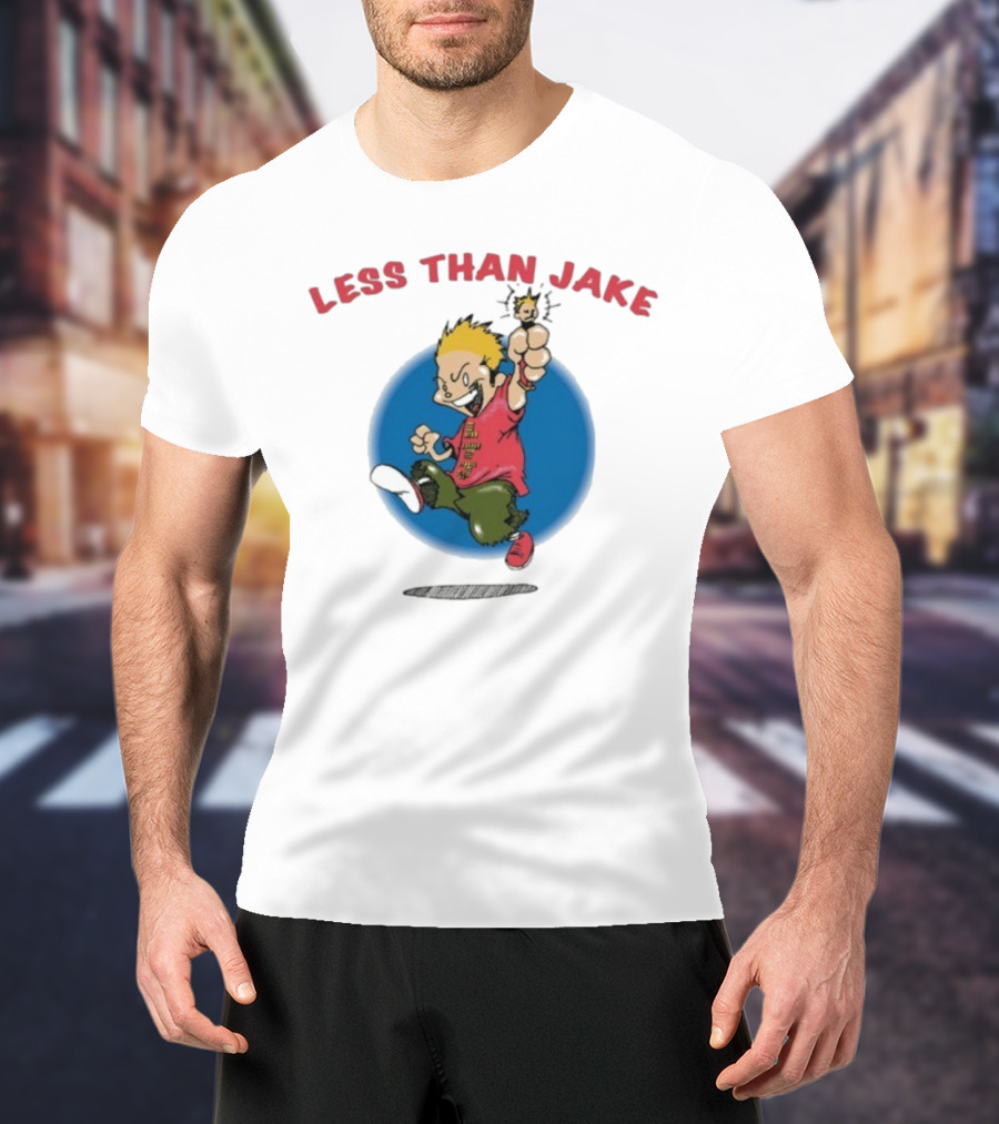 LESS THAN JAKE OG EVO PUNK ICON CHARACTER RARE VINTAGE STYLE T-Shirt