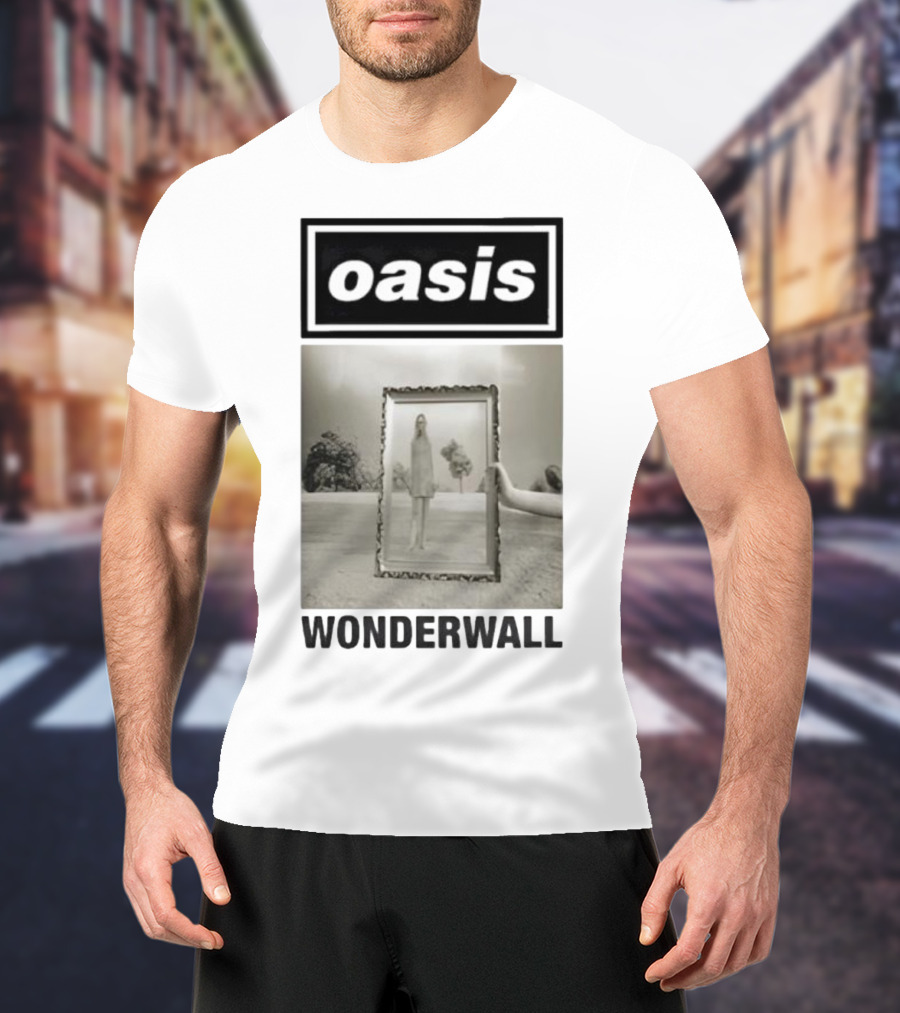 Oasis Wonderwall Single Oasisinet Visual T-Shirt