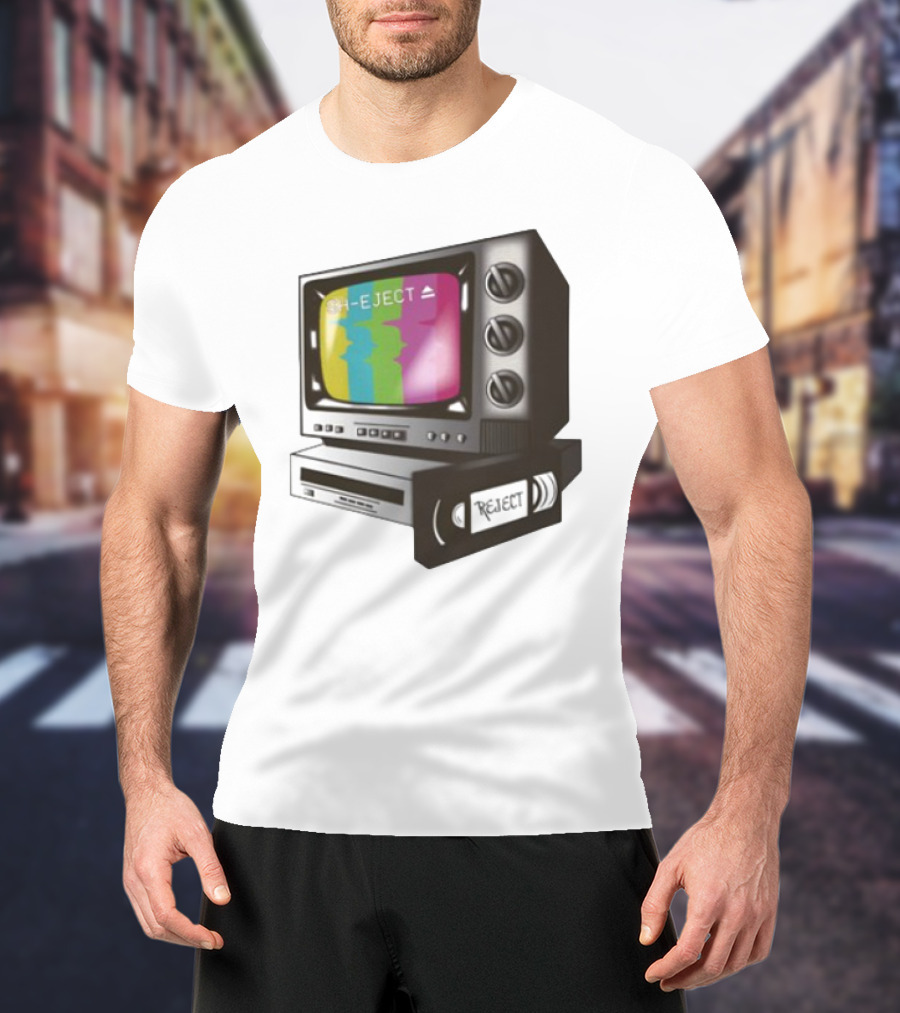 Sh-Eject Retro TV VHS Eject Design T-Shirt
