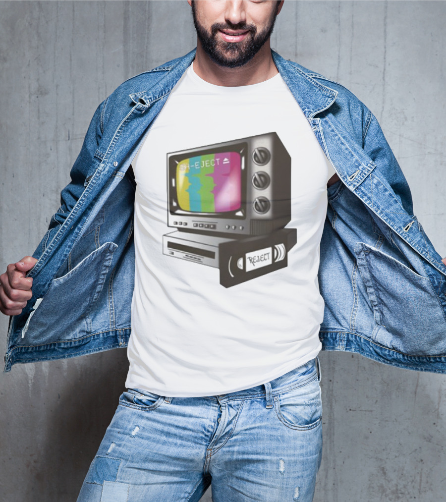 Sh-Eject Retro TV VHS Eject Design T-Shirt