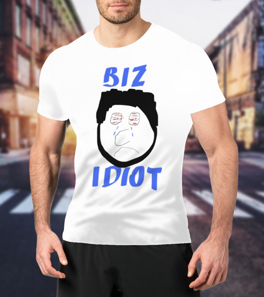 Biz Idiot Meme Renaissance Style Tears T-Shirt