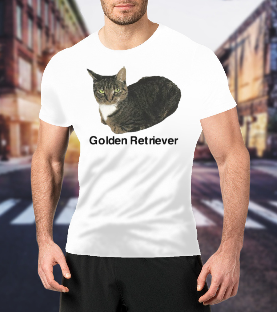 Henry Johnson Cat Humor Golden Retriever Caption T-Shirt