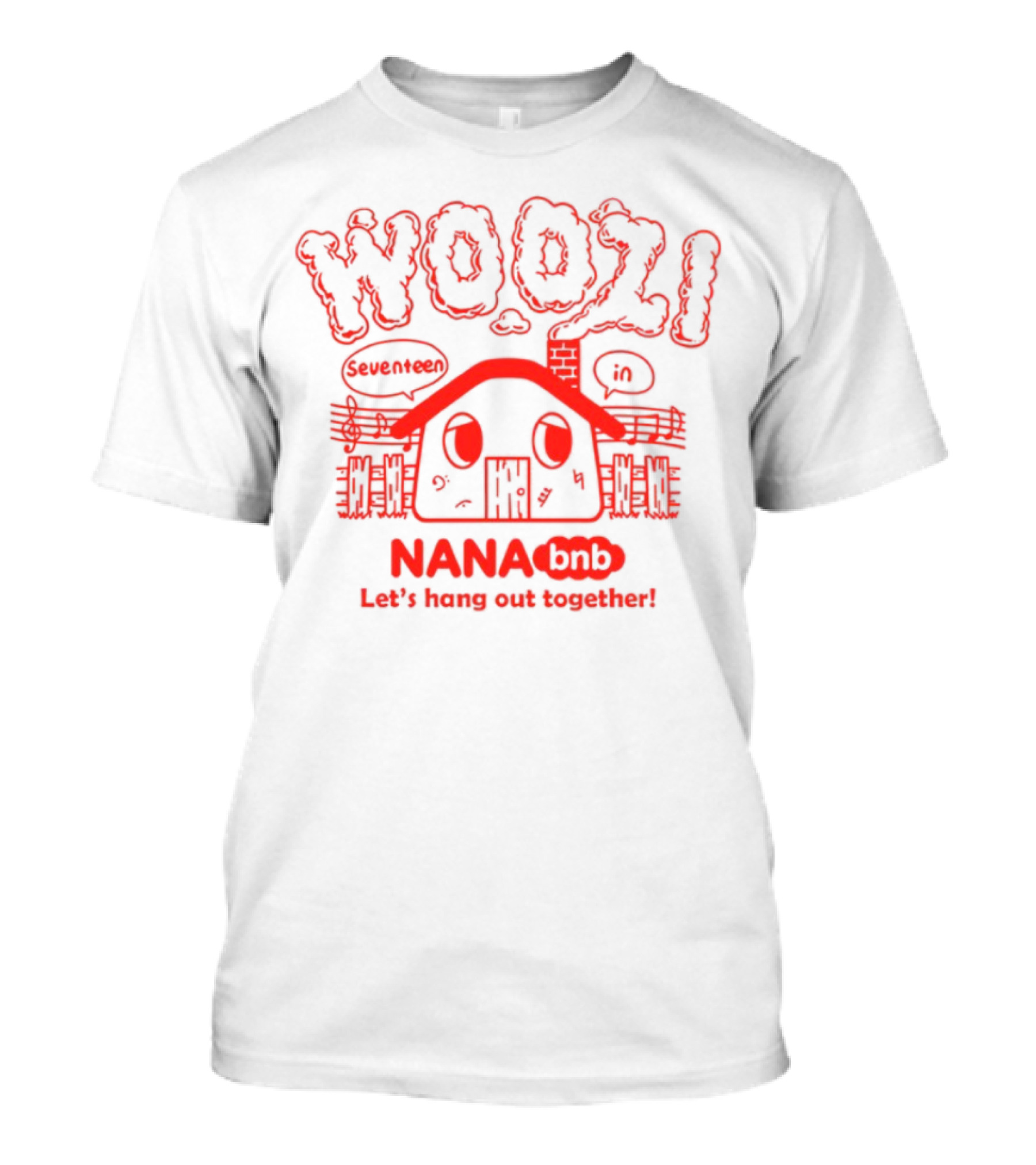 Woozi Sesame Bnb Nana Let's Hang Out Together T-Shirt