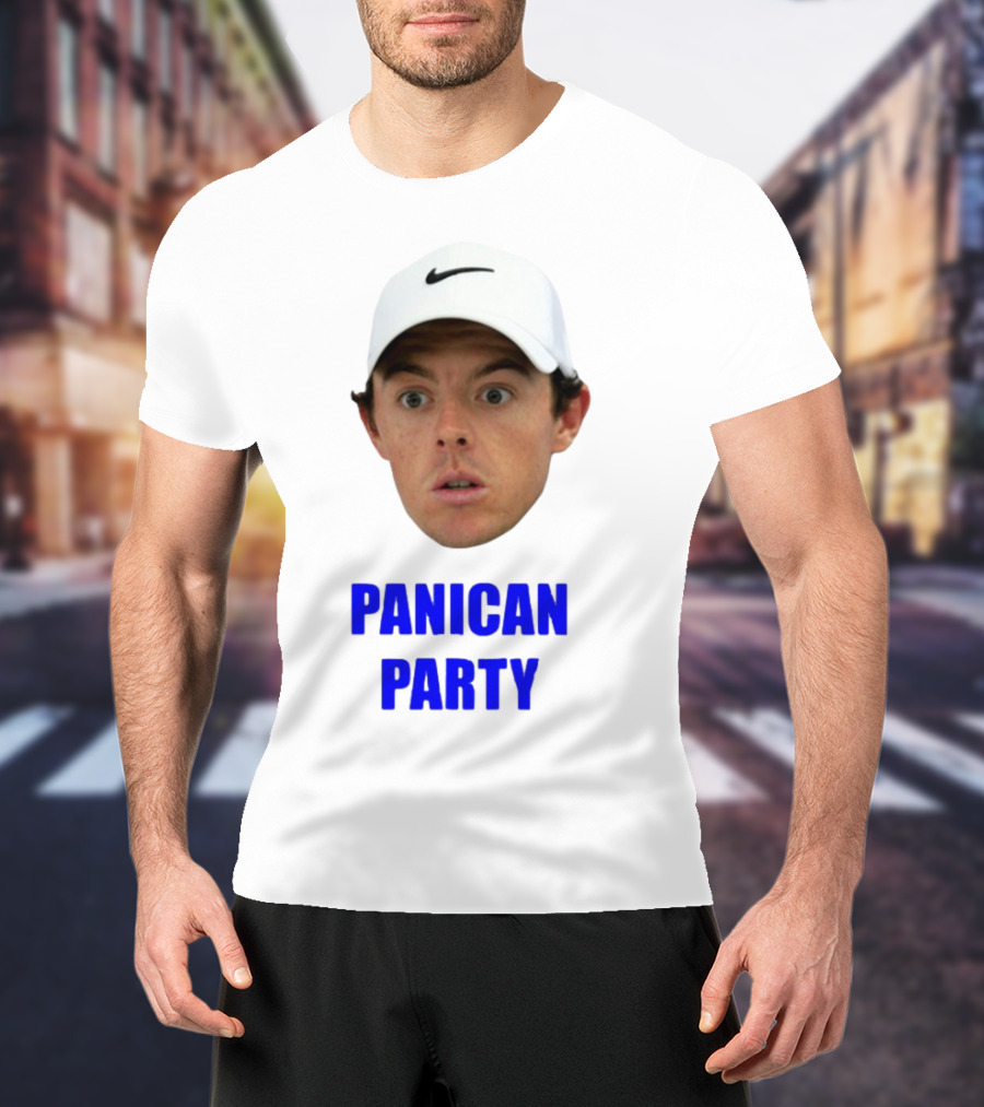 Panican Party Funny Golf Cap Expression T-Shirt