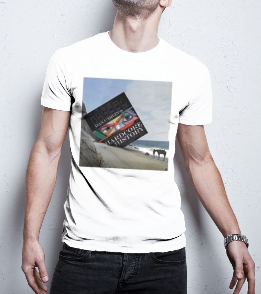 Dan Carlin Hardcore History Podcast Planet Of The Apes Beach Scene T-Shirt