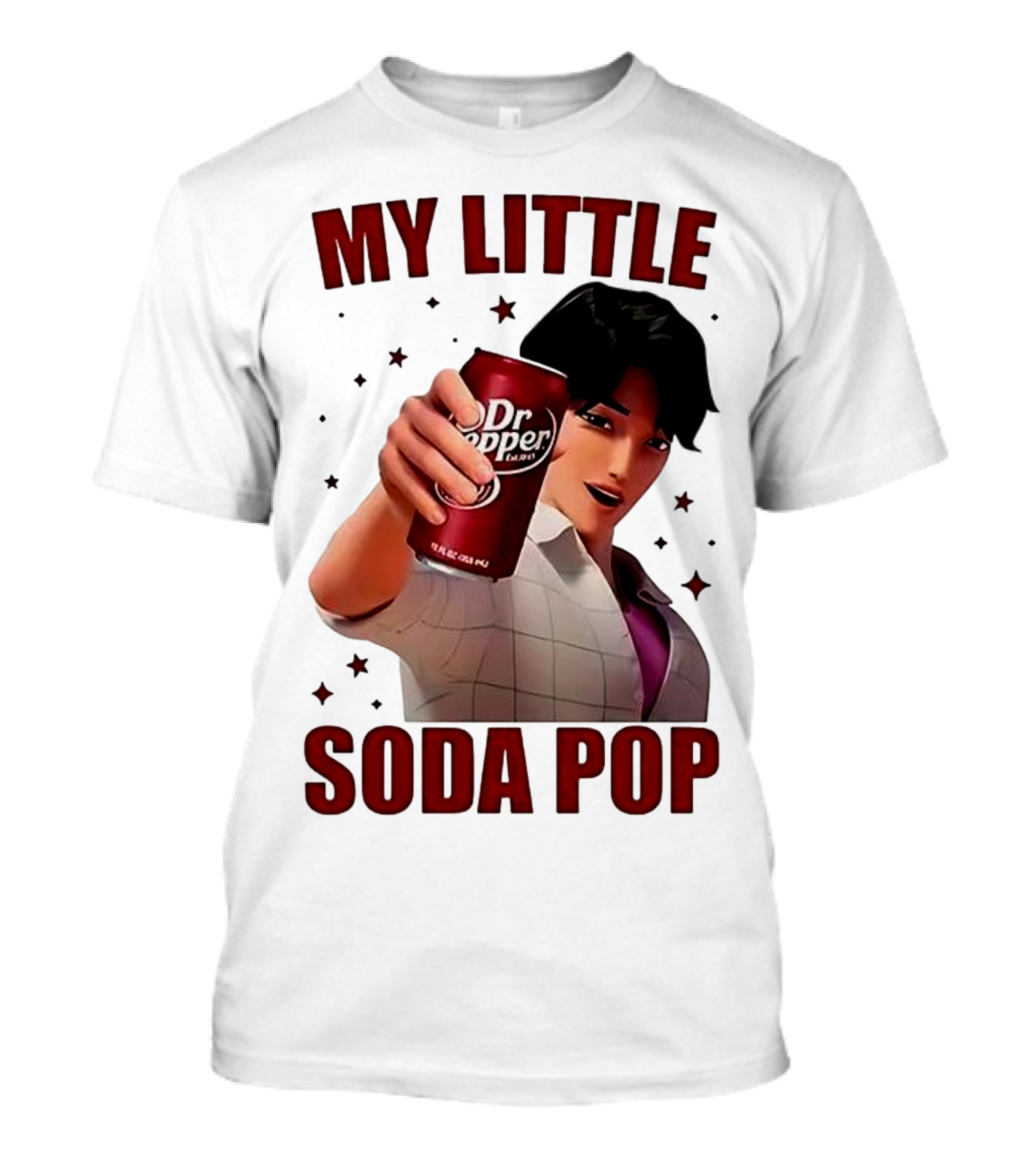 My Little Soda Pop Dr. Pepper Anime Character T-Shirt