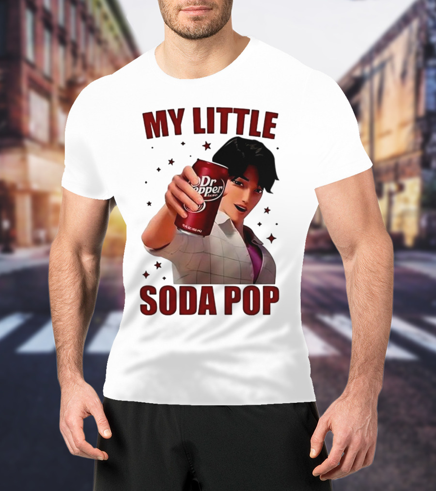 My Little Soda Pop Dr. Pepper Anime Character T-Shirt