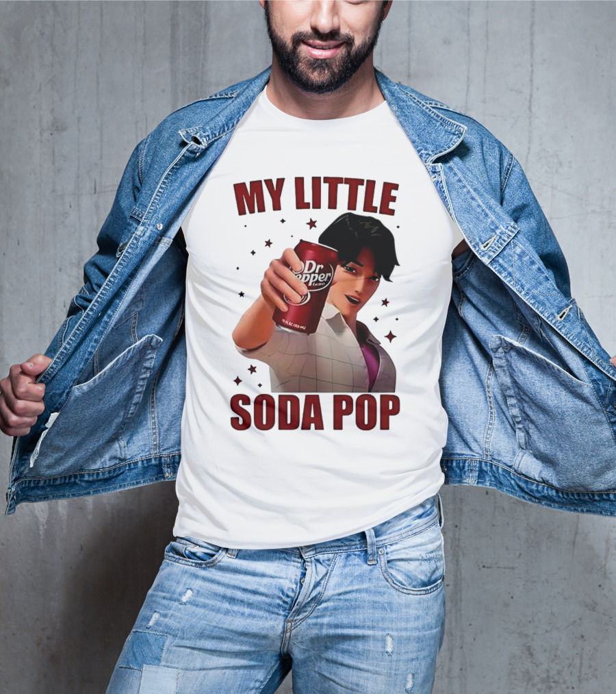 My Little Soda Pop Dr. Pepper Anime Character T-Shirt