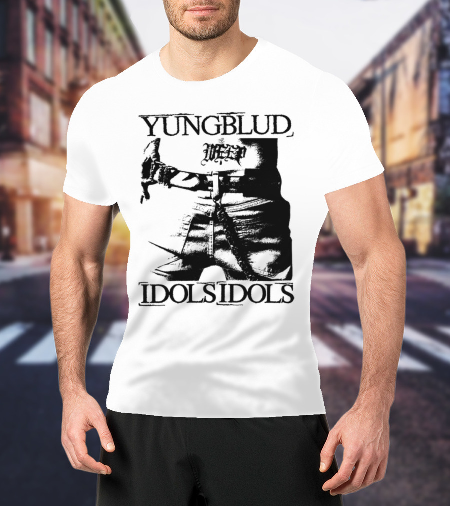 Yungblud Idolsidols Limited White Tattoo Design T-Shirt